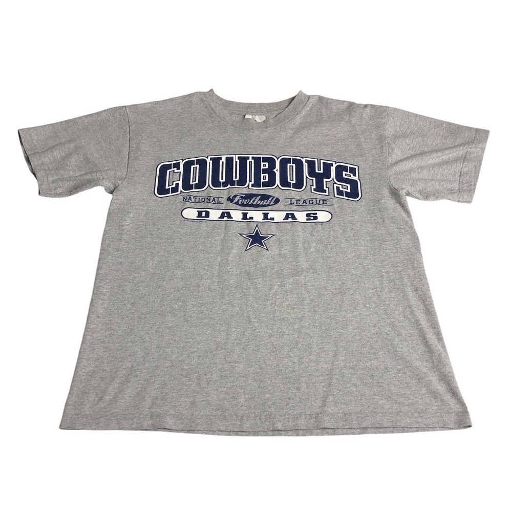 Vintage Y2K Dallas Cowboys Shirt Mens Medium Gray National Football League 2001